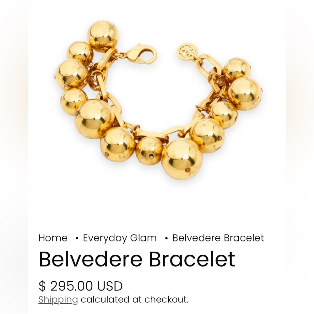 Ben-Amun Gold Belvedere Bracelet Timeless Elegance